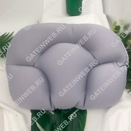 Ортопедическая подушка для сна средне-серый наволочка MediumGrey