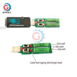 USB резистор 1A/2A Goodit A DC электронная нагрузка с переключателем